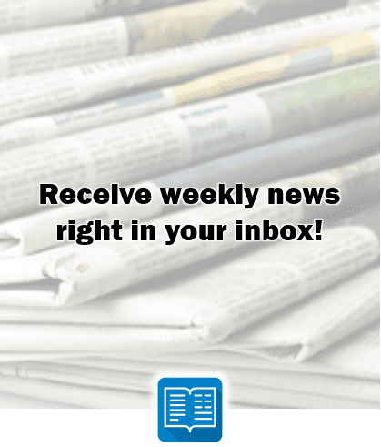 Receive weekly news right in your inbox